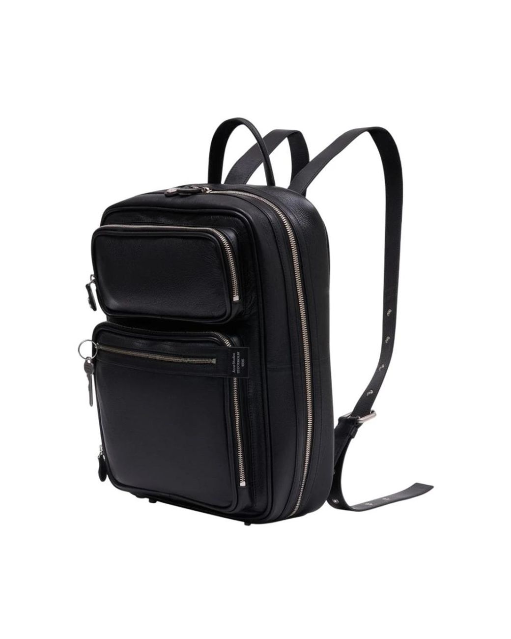 Acne Black Camero Backpack for men