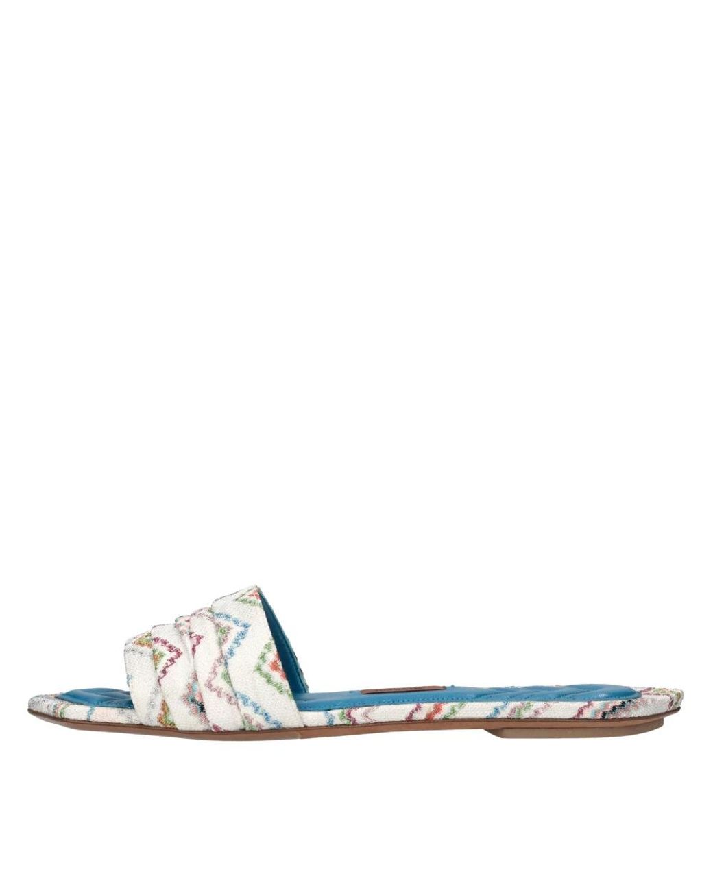 Missoni White Flat Shoes