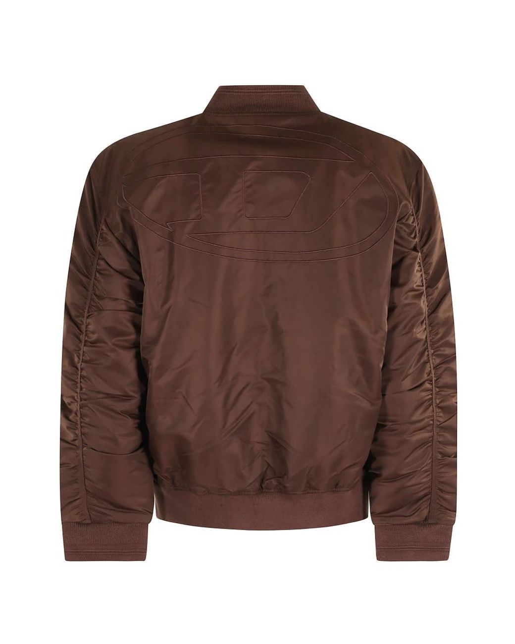 DIESEL Brown Bomber Jackets for men