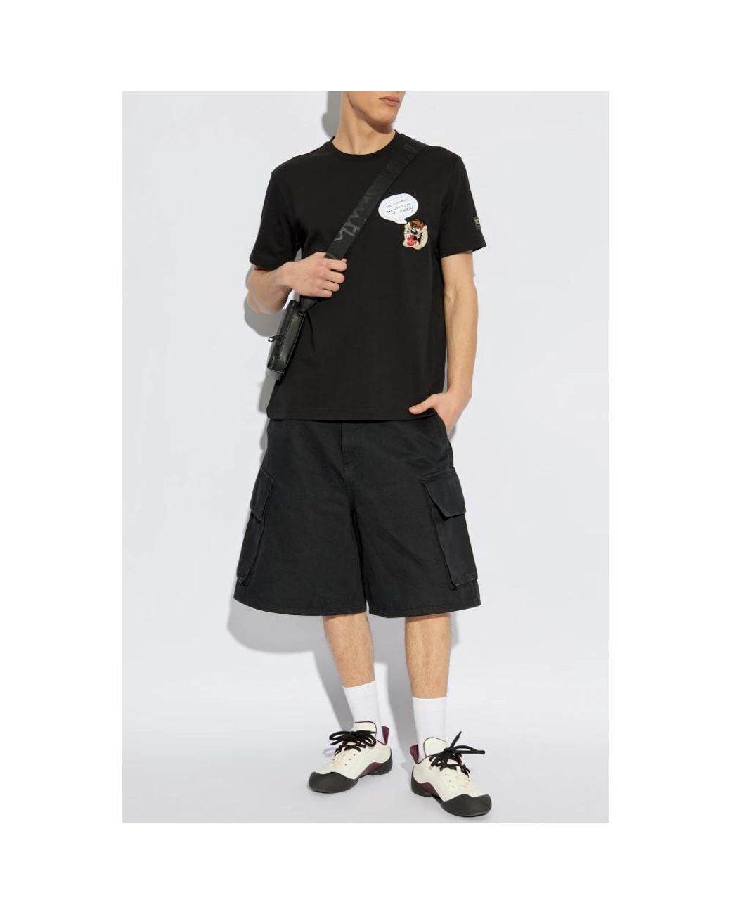 Iceberg T-Shirts in het Black voor heren