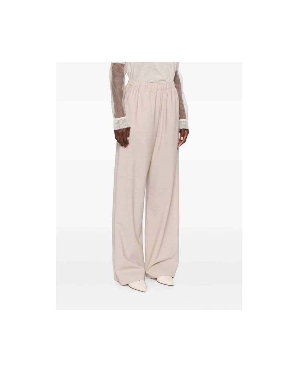 Fabiana Filippi Natural Wide Trousers