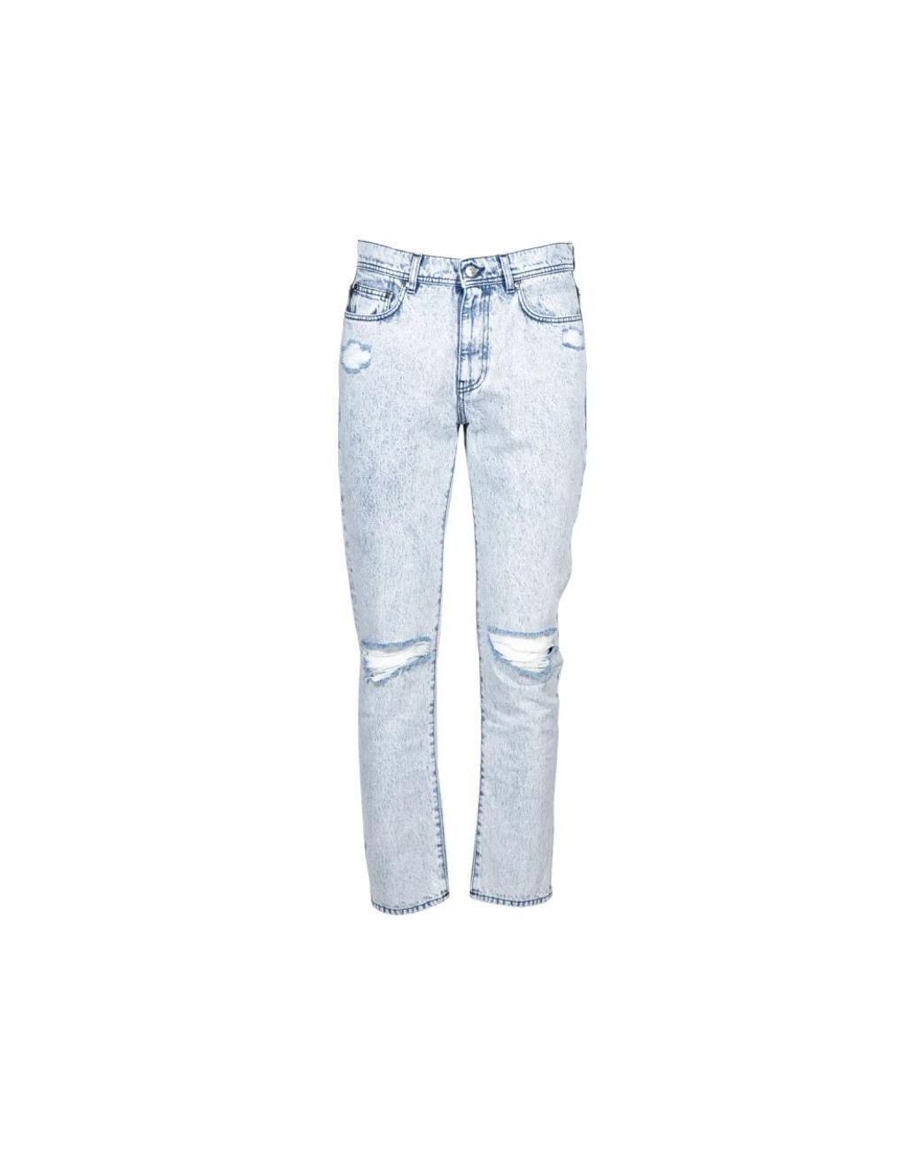 MSGM Jeans ,Blauw ,Katoen Broeken in het Blue voor heren