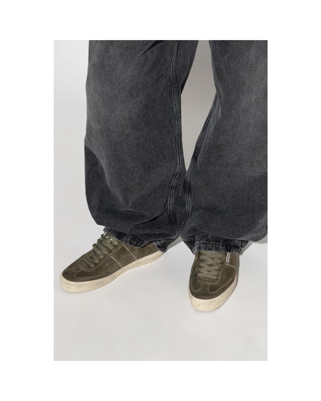 Golden Goose Deluxe Brand Green 'Soul Star' Sports Shoes for men