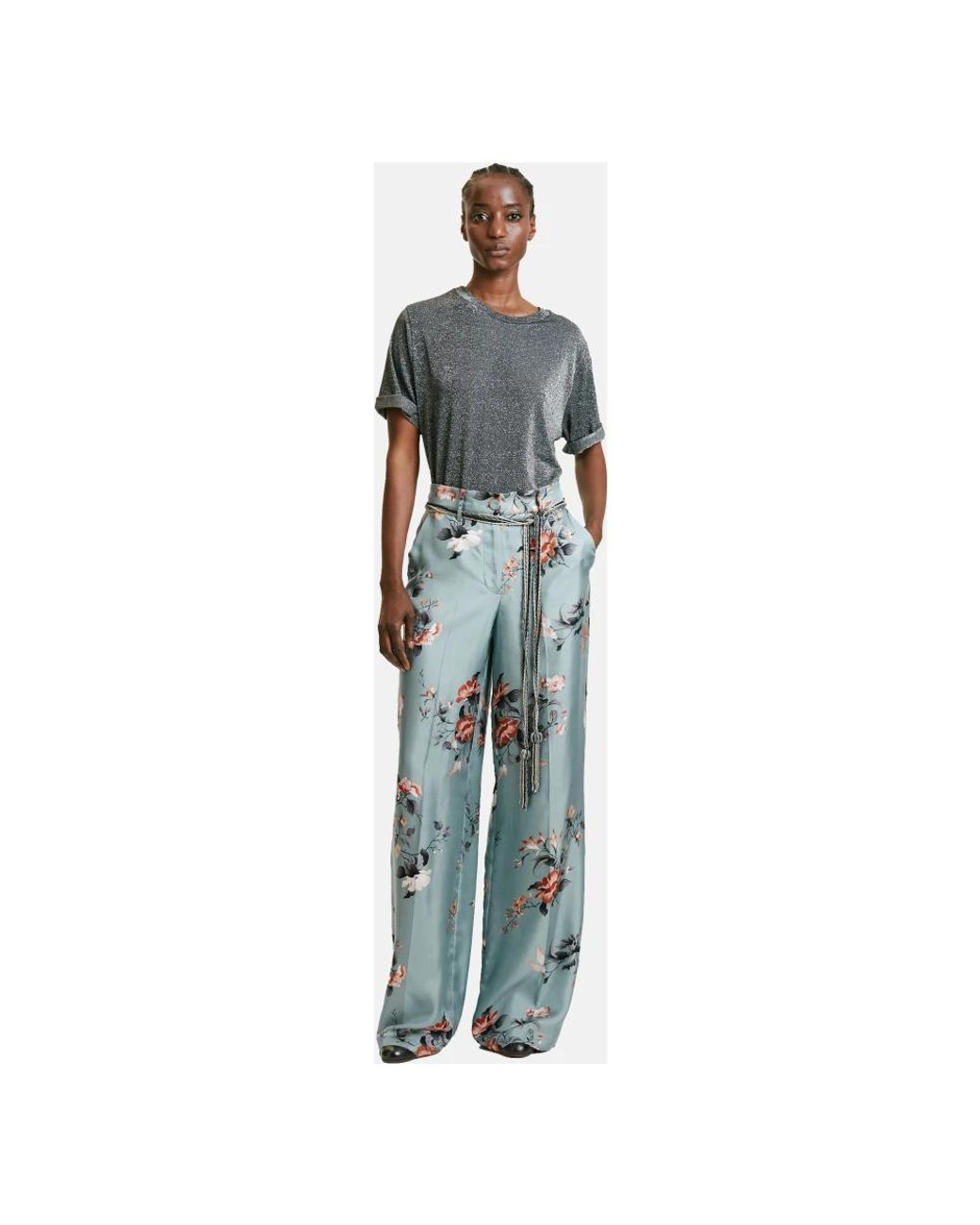 Momoní Blue Wide Trousers