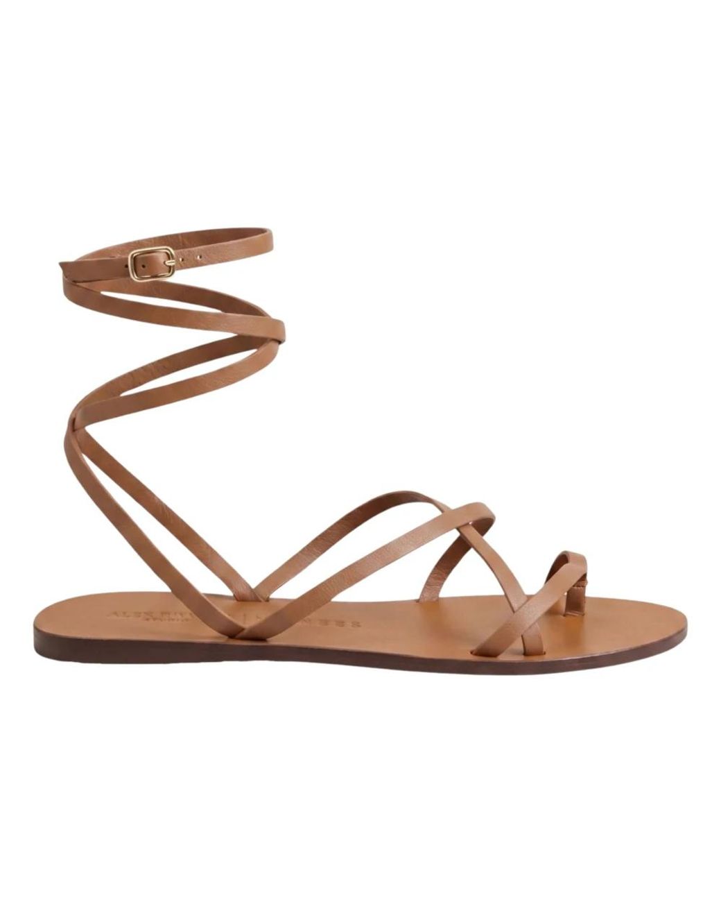 Manebí Brown Flat Sandals