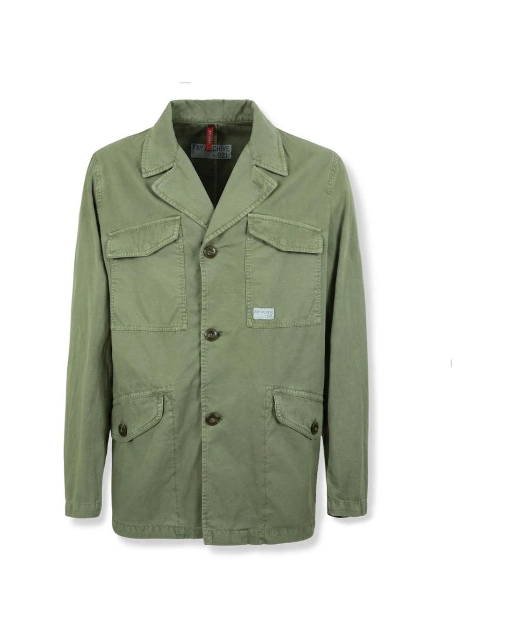 Fay Field Jacket in het Green voor heren