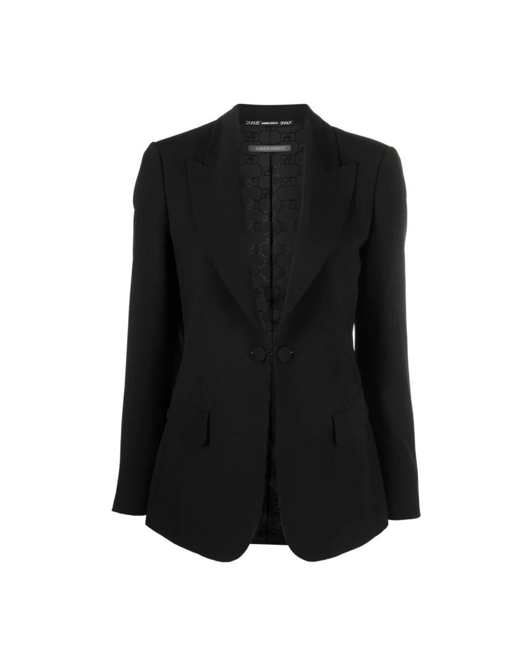 Alberta Ferretti Black Blazers