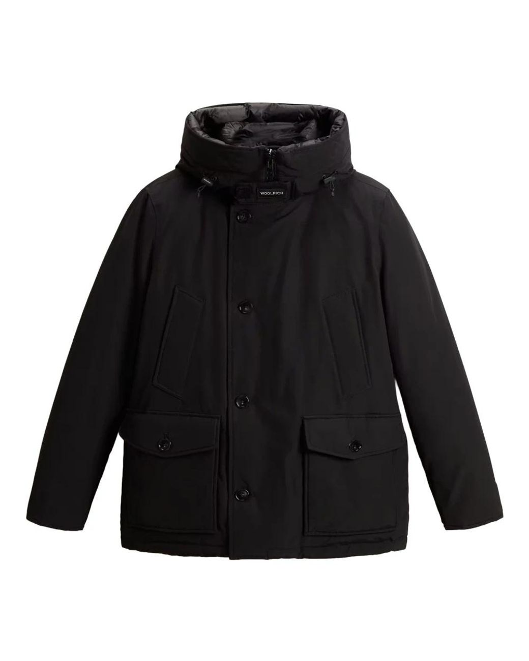 Woolrich Black Down Jackets for men