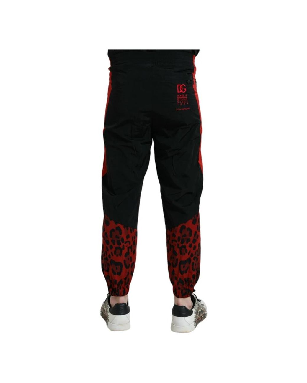 Dolce & Gabbana Red Sweatpants for men