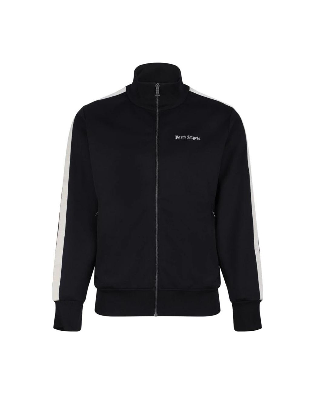Palm Angels Black Zip-Throughs for men
