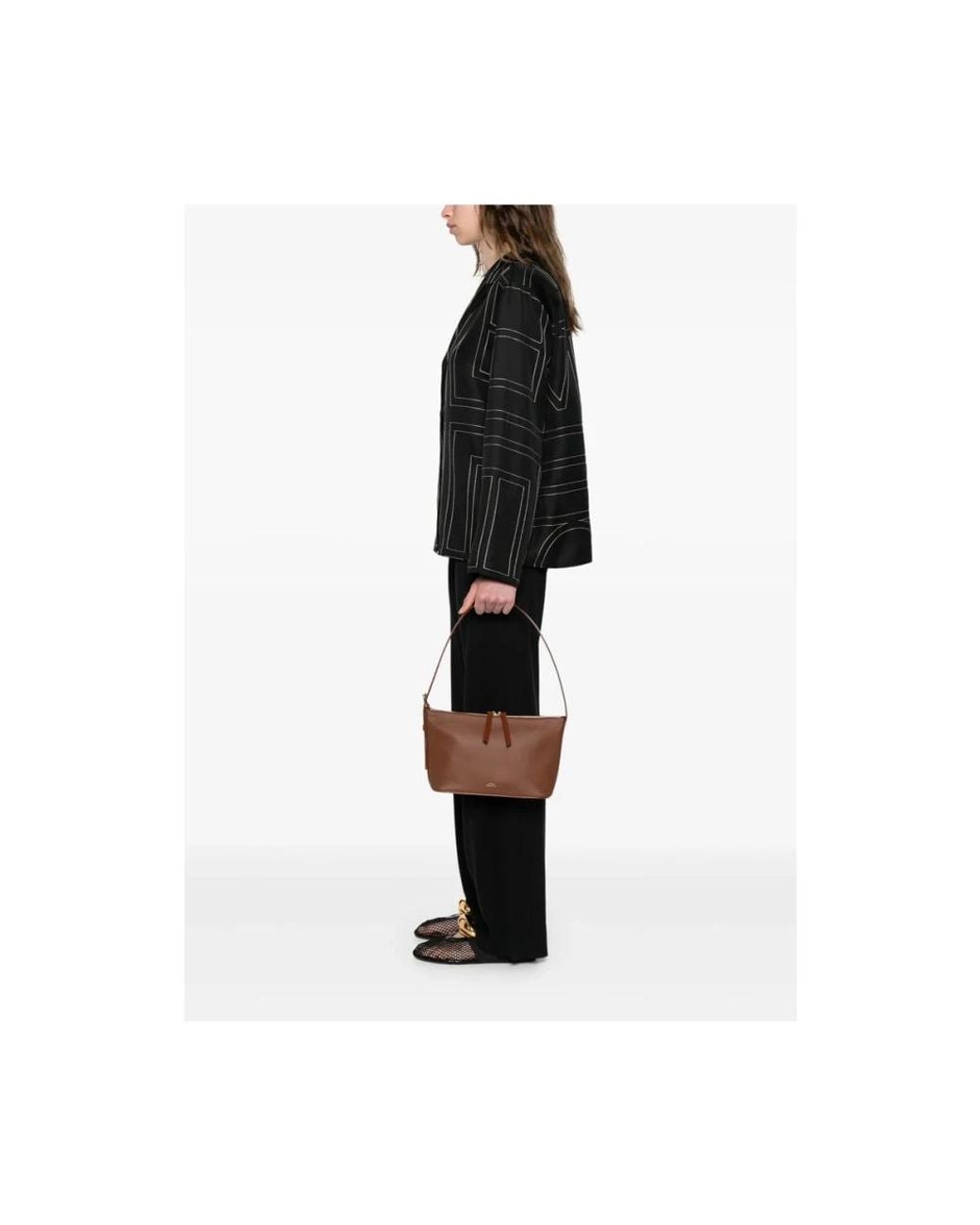 A.P.C. Brown Shoulder Bags