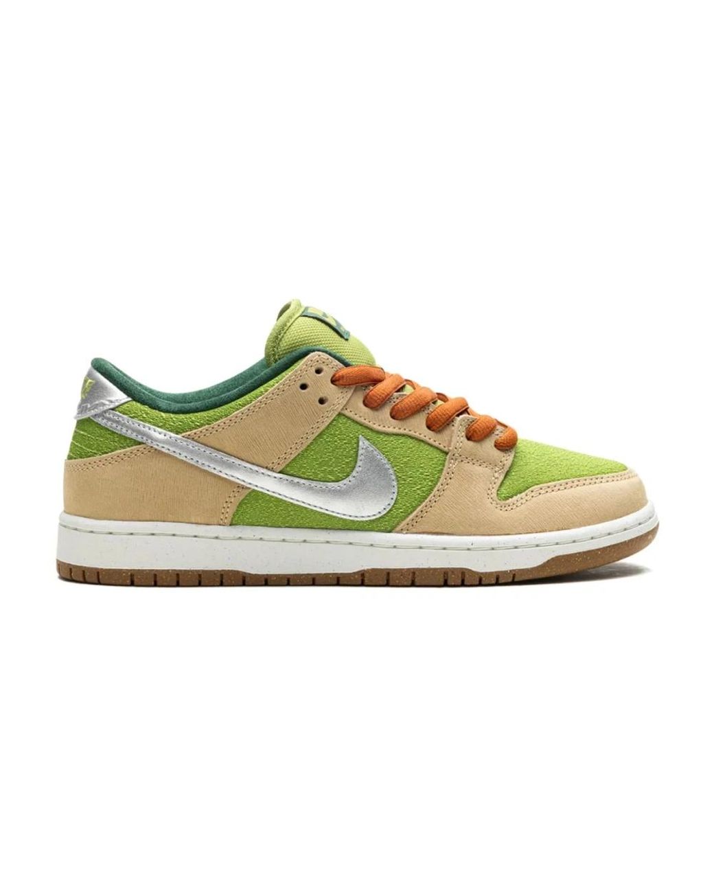 Nike Fitness ,Veelkleurig ,Leer Sb Dunk Low Pro 'Escargot' Sneakers in het Green