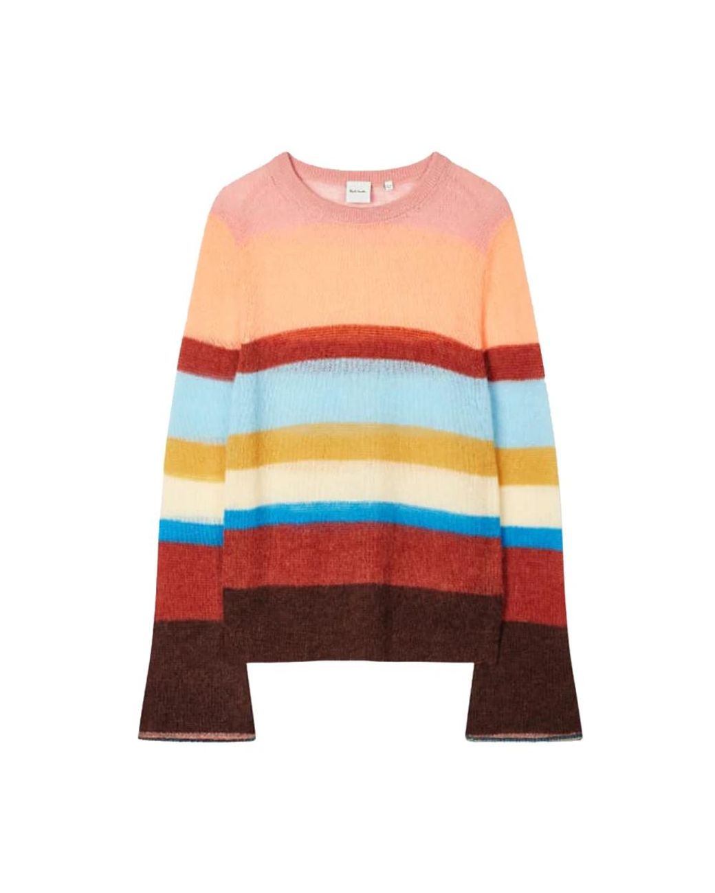 Paul Smith Orange Round-Neck Knitwear