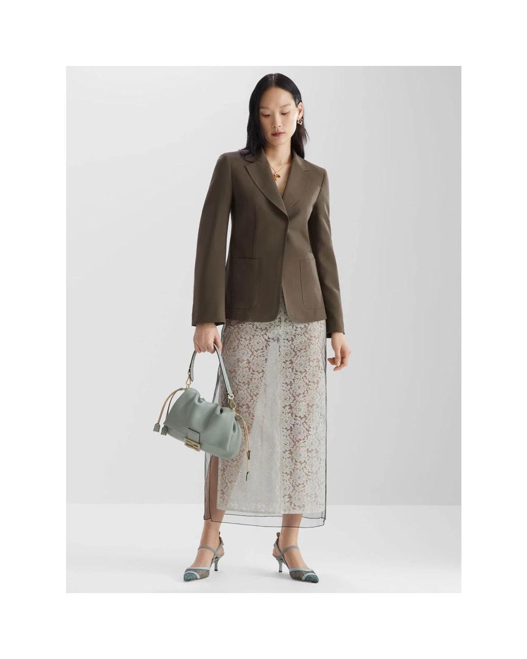 Fendi Green Blazers