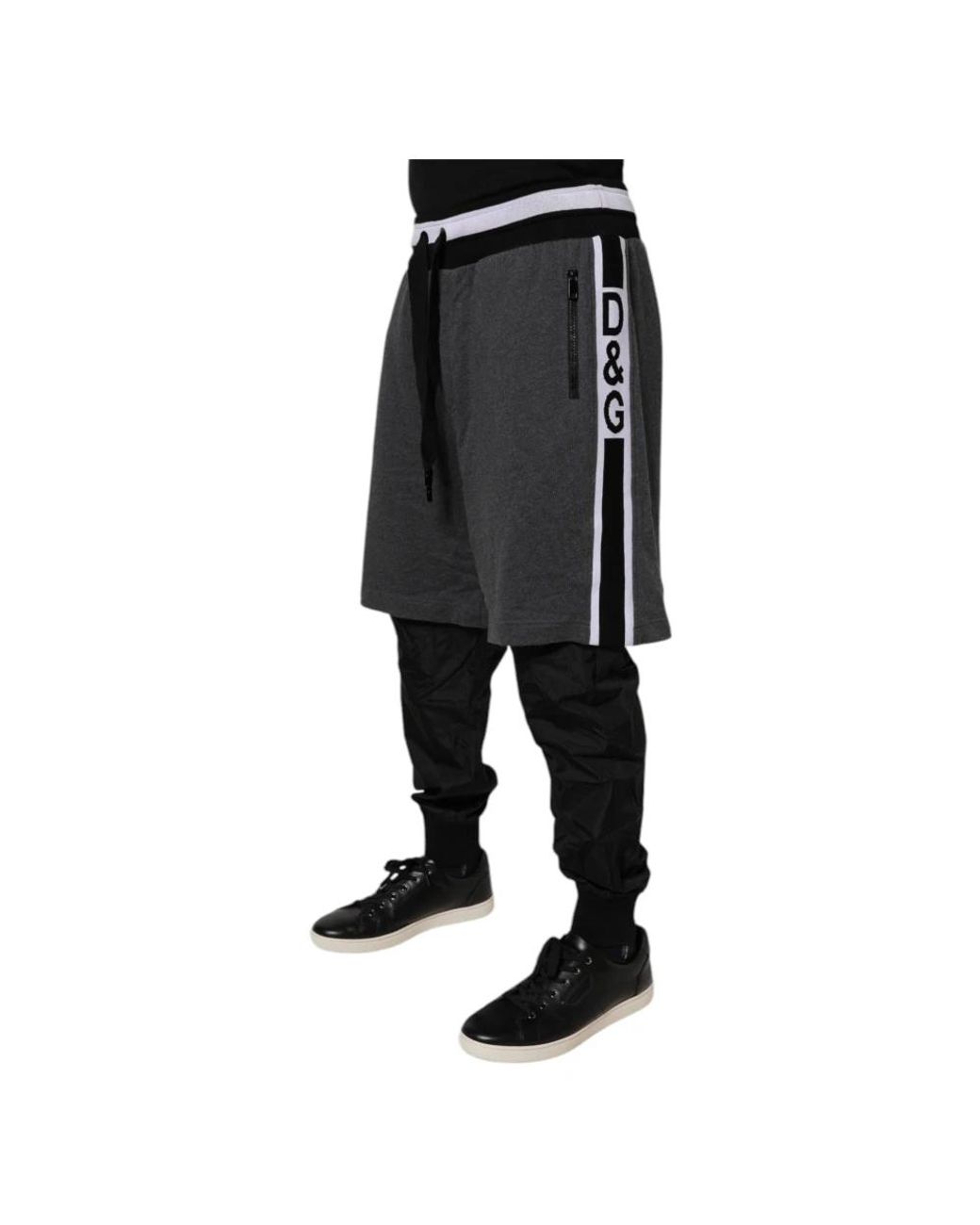 Dolce & Gabbana Black Casual Shorts for men