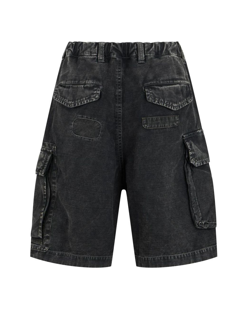 Maison Mihara Yasuhiro Black Denim Shorts for men
