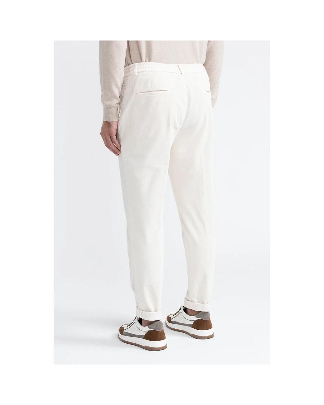 Chinos Peserico de hombre de color White