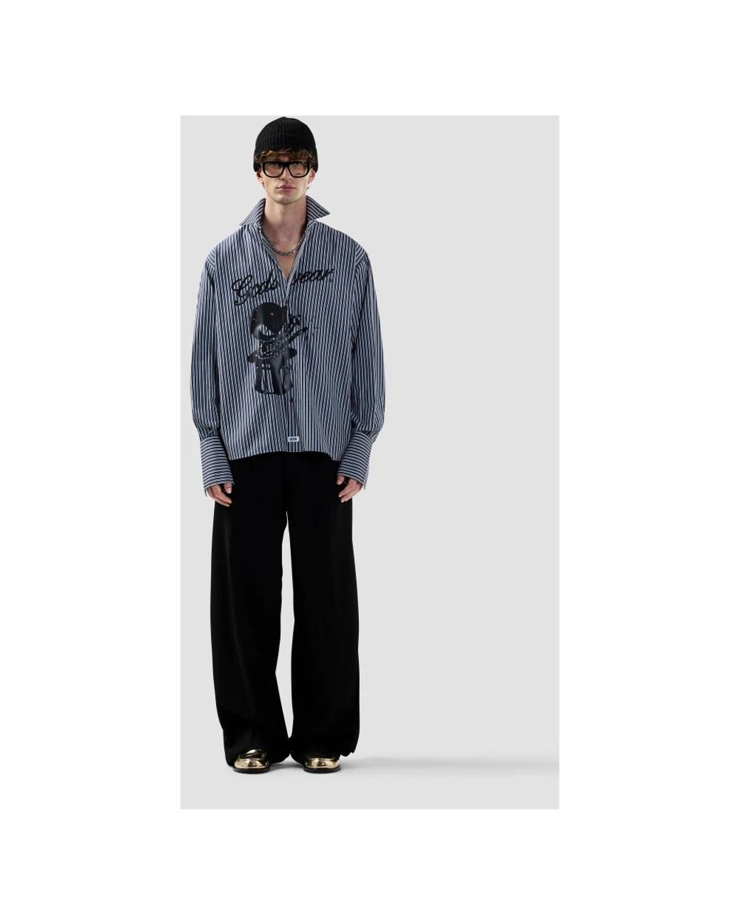 Gcds Blue Casual Shirts for men