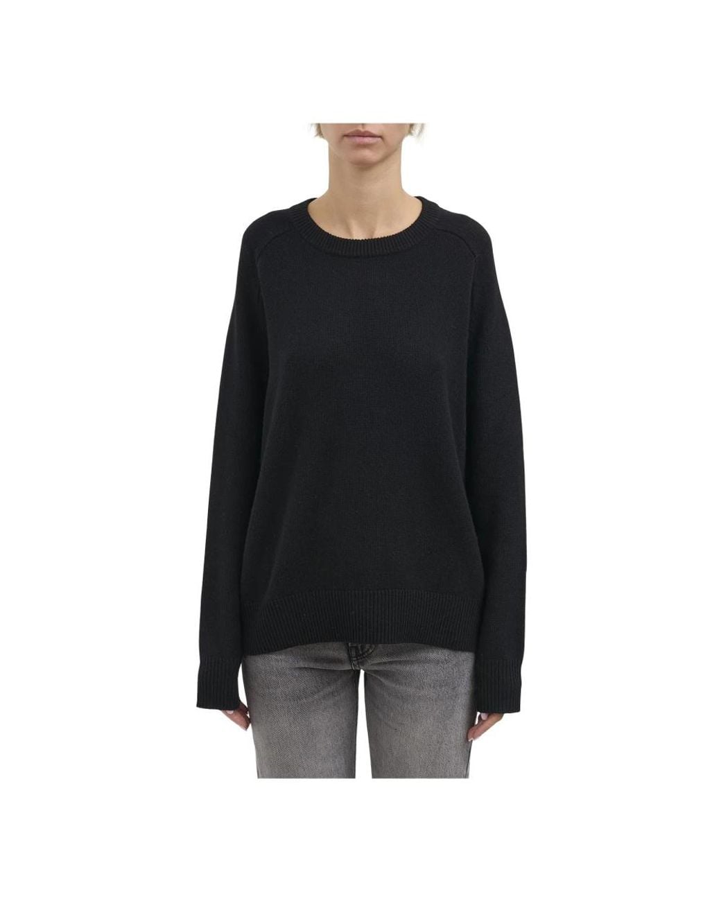 Soft Goat Black Cashmere Knitwear