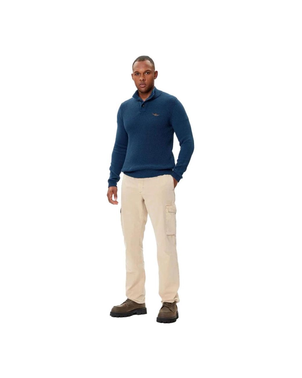 Aeronautica Militare Blue Turtlenecks for men