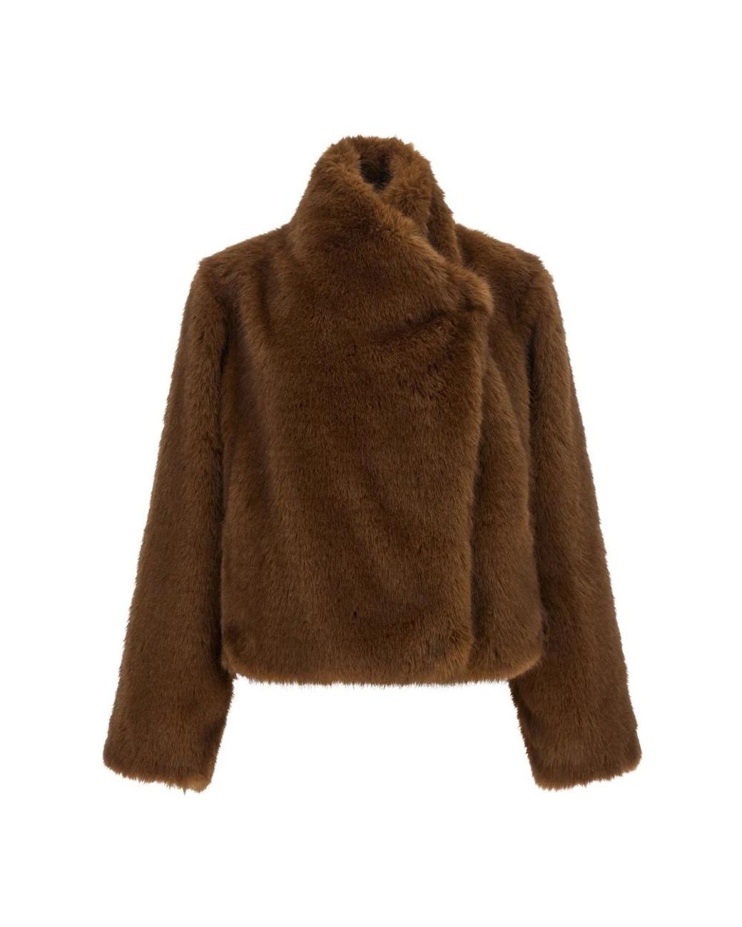 BB COUTURE Brown Faux Fur & Shearling Jackets