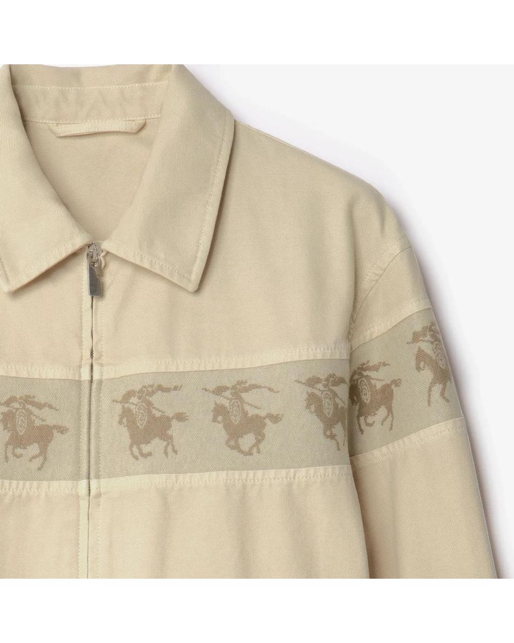 Burberry Natural Bomber Jackets for men