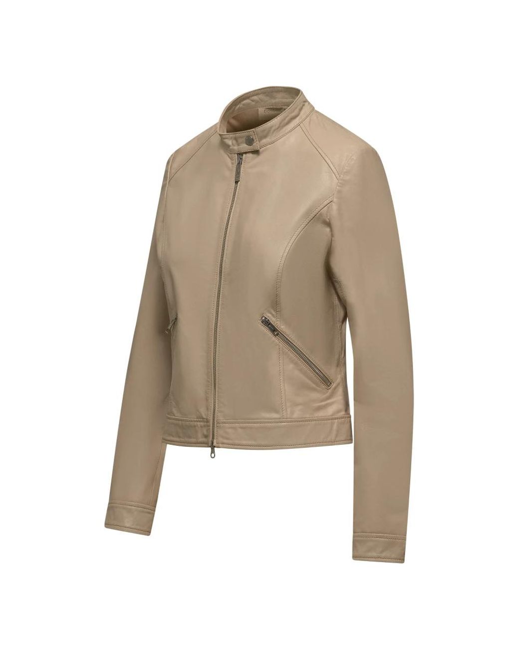 Leather Jackets Bomboogie de color Natural