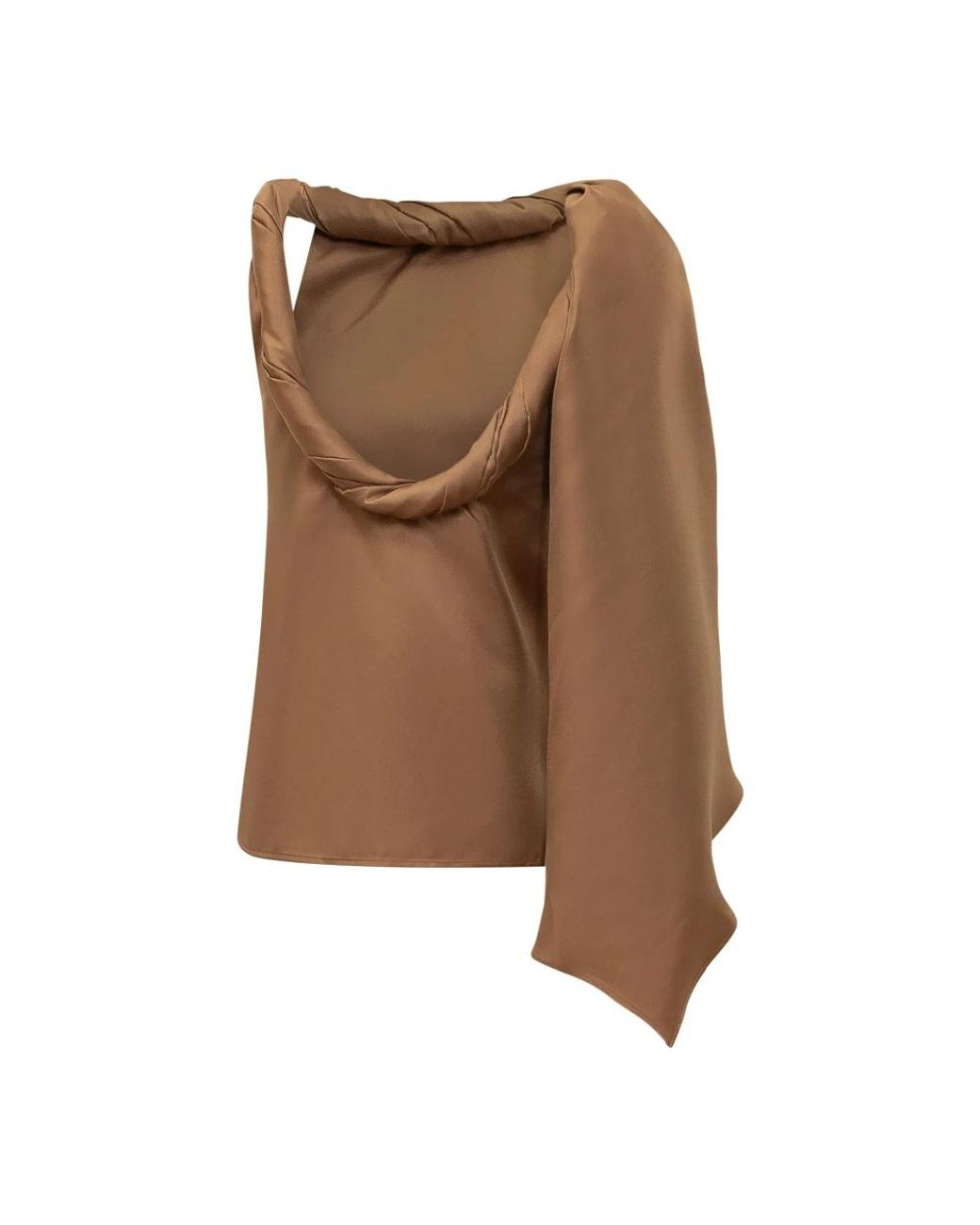 Loulou de Saison Brown Sleeveless Tops