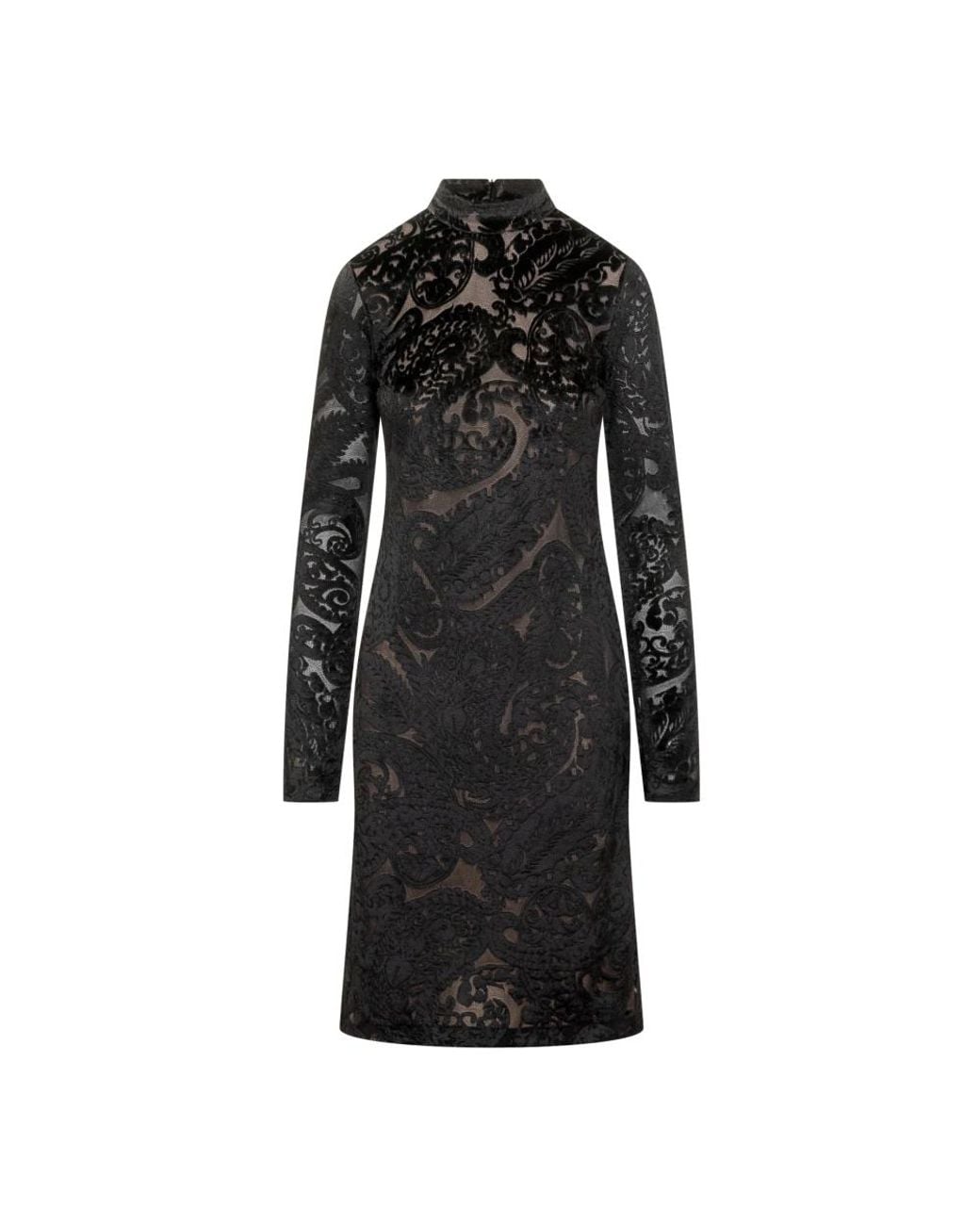 Etro Black Midi Dresses