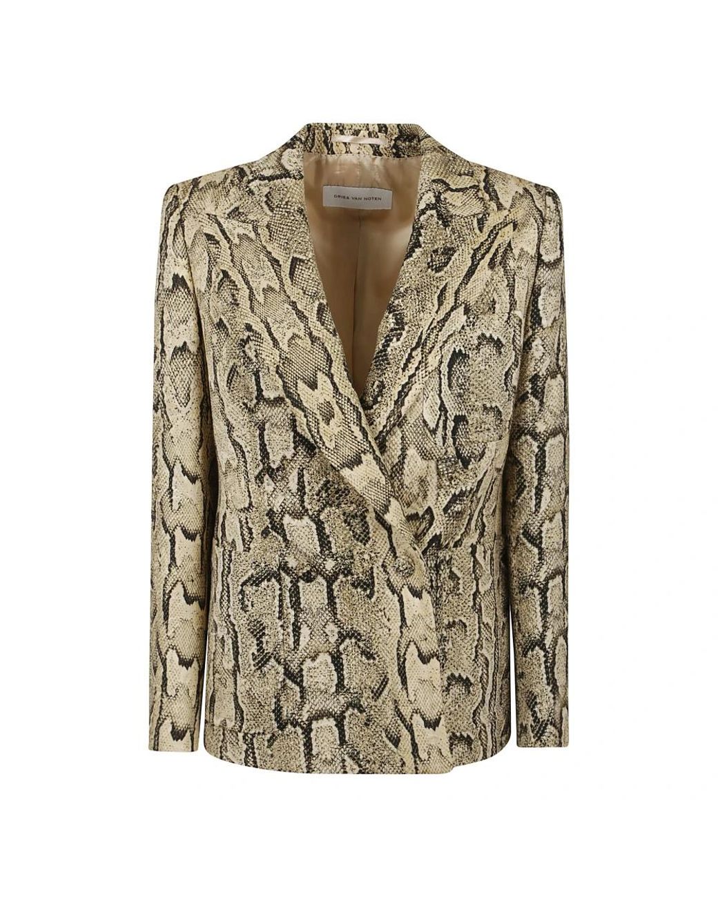 Dries Van Noten Natural Blazers