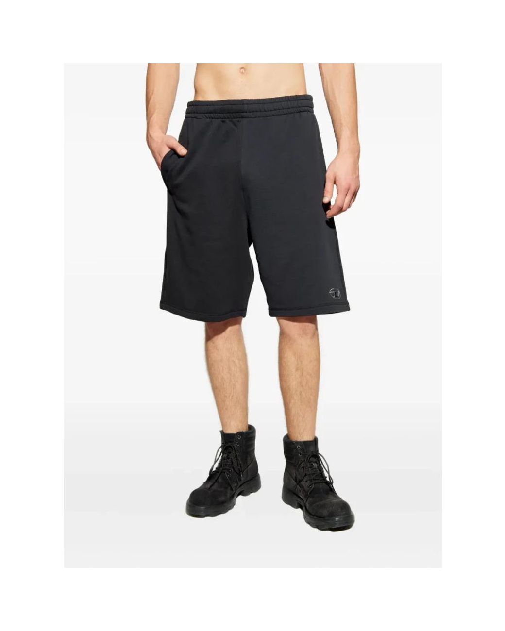 DIESEL Gray Bermudas for men