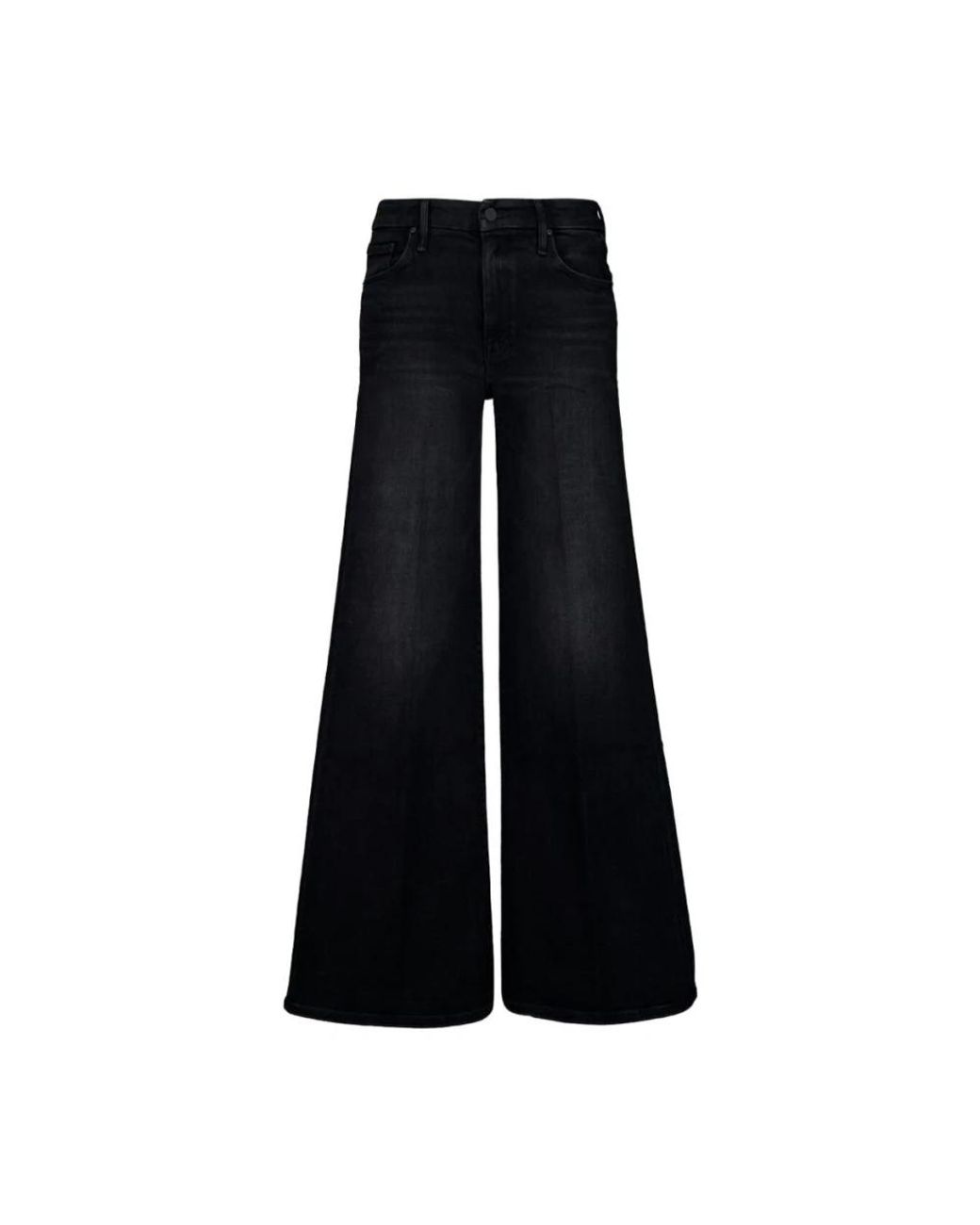 Mother Black Wide Jeans