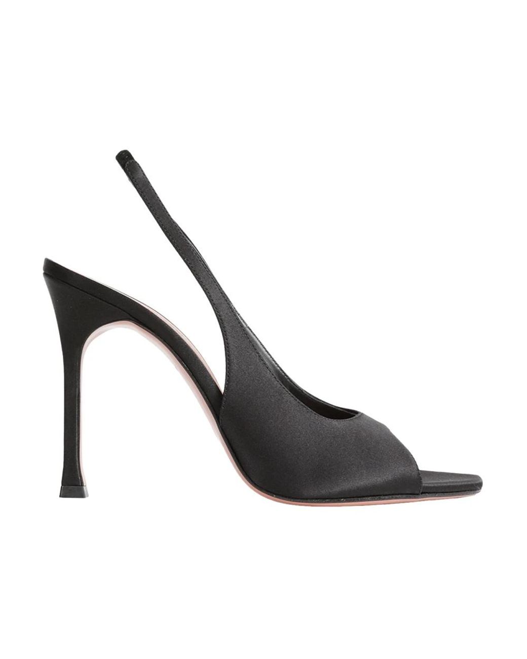 AMINA MUADDI Black High Heel Sandals