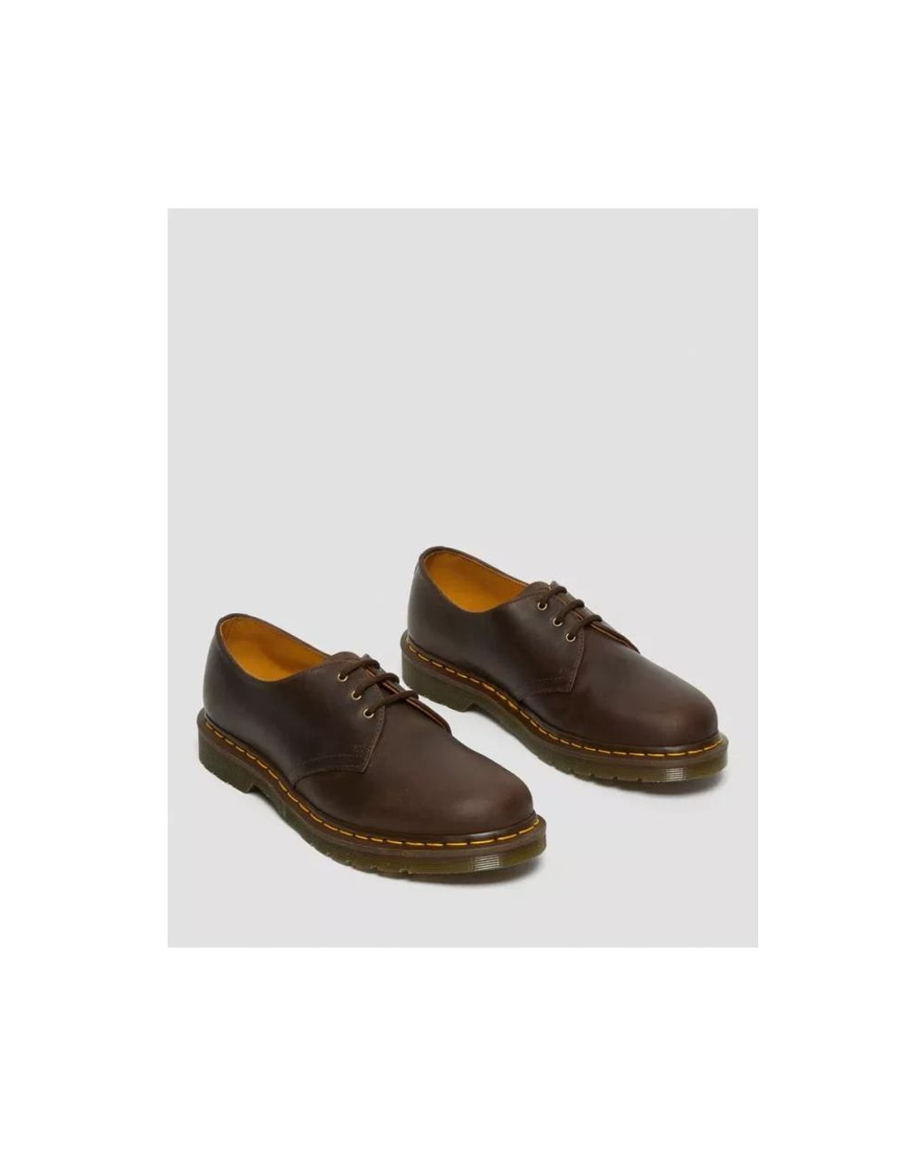 Dr. Martens Brown Laced Shoes for men