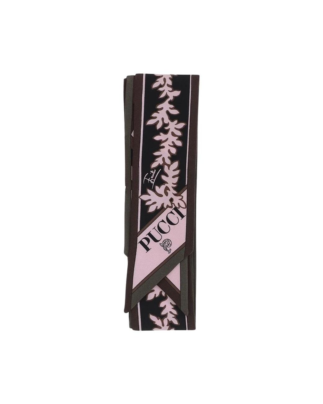 Emilio Pucci Black Silk Scarves