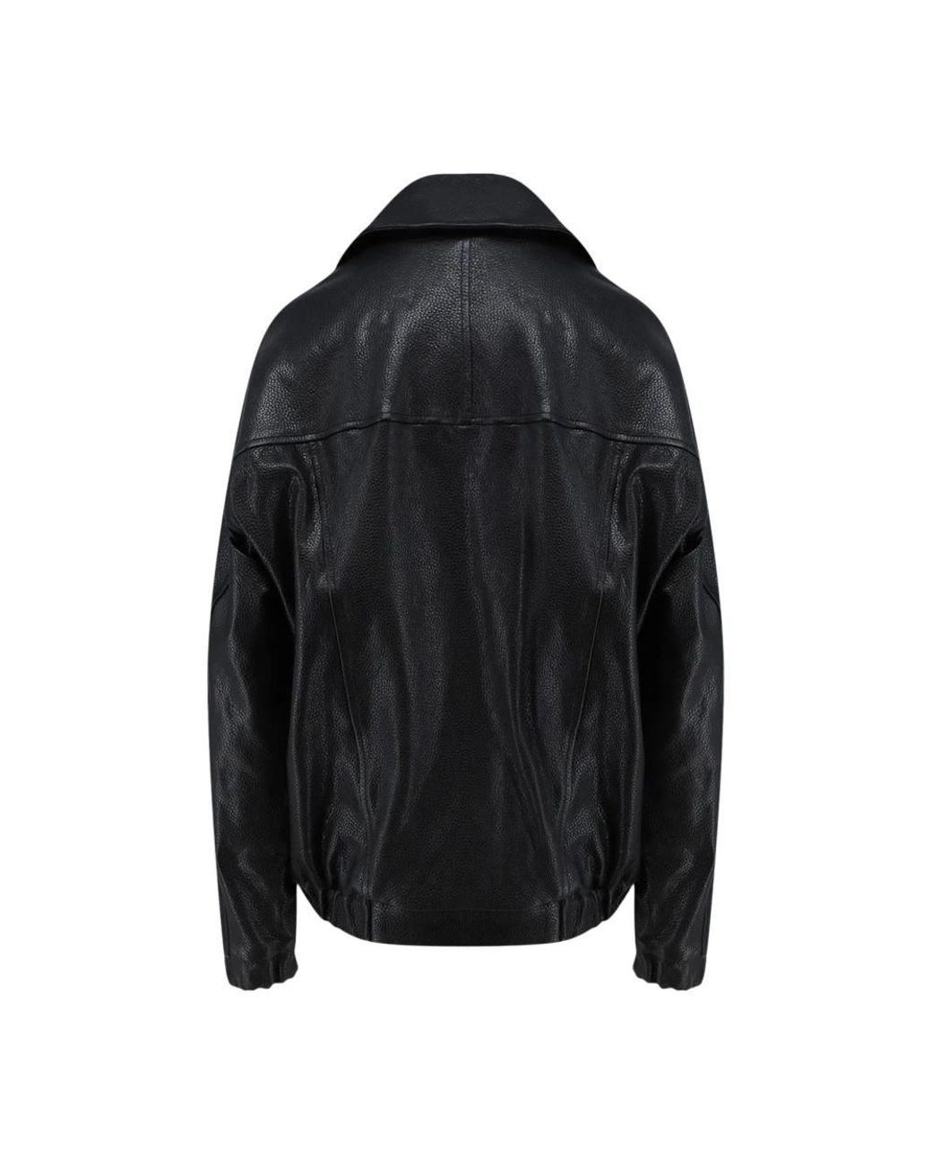 Semicouture Black Leather Jackets