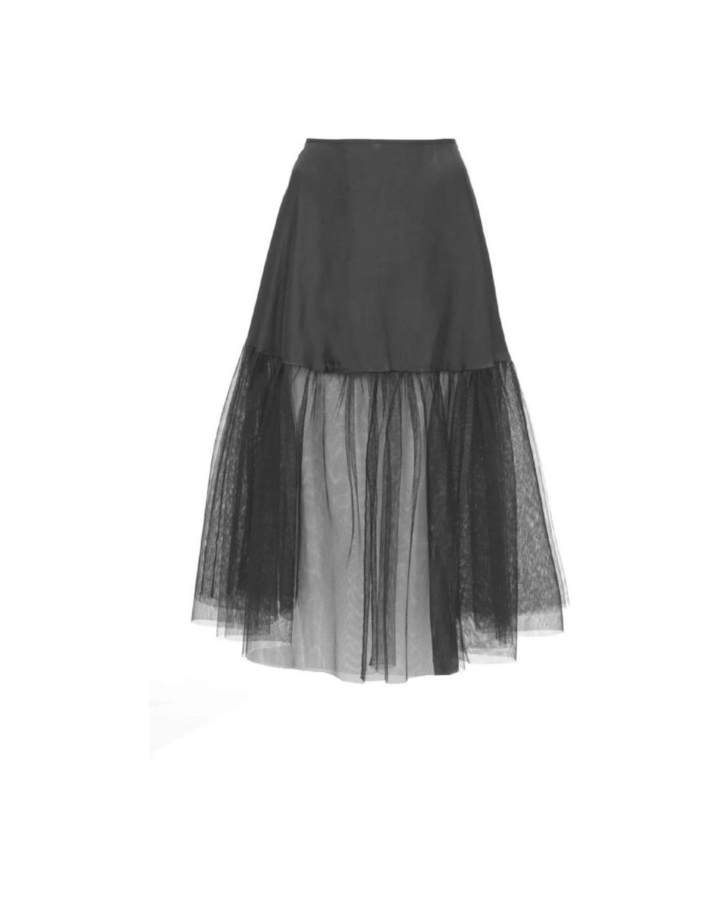 Pinko Gray Maxi Skirts