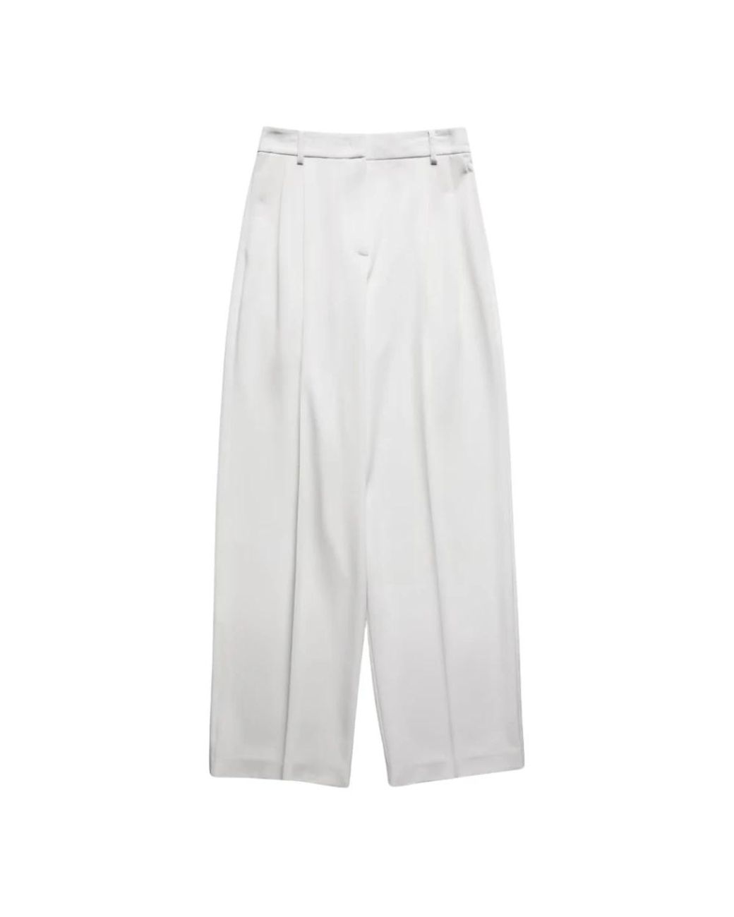 Patrizia Pepe White Wide Trousers