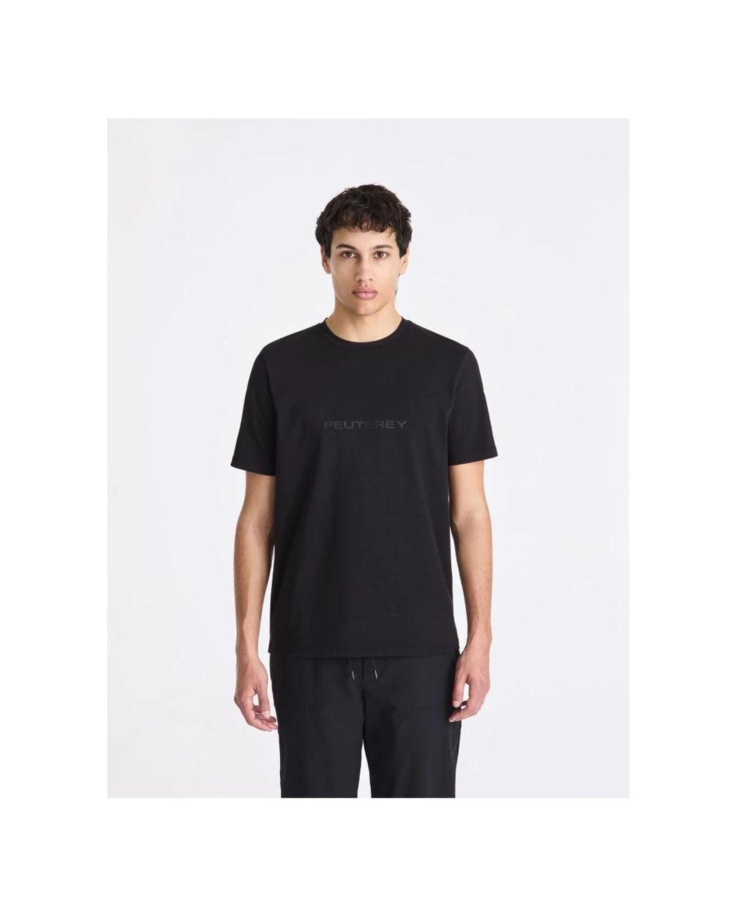Peuterey Black T-Shirts for men