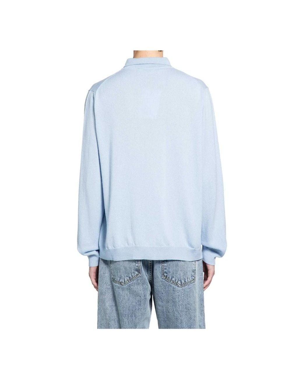 Second/Layer Blue Cardigans for men