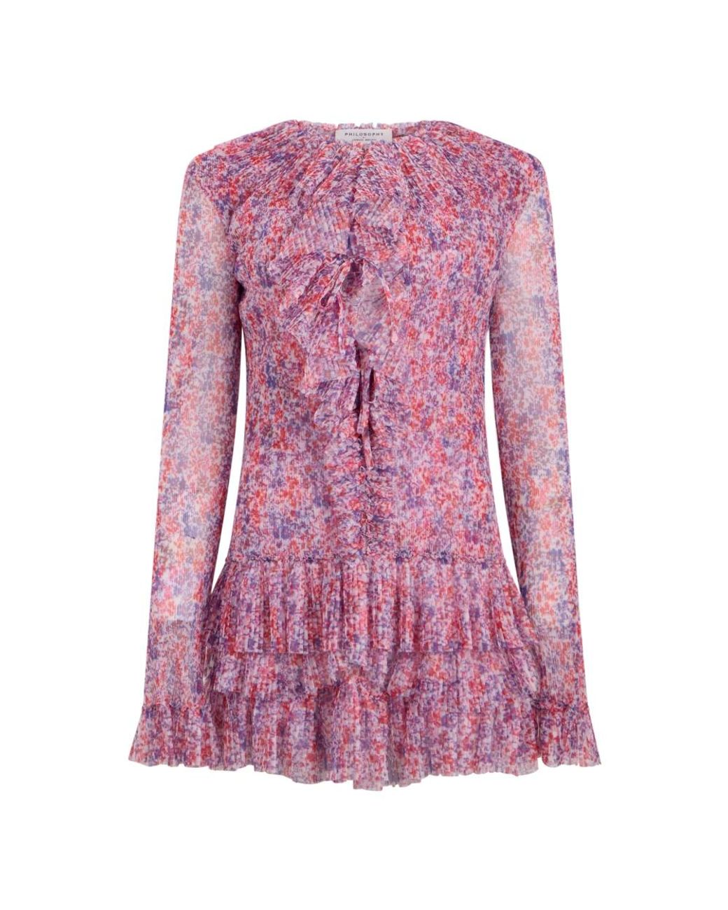Philosophy Di Lorenzo Serafini Purple Blouses