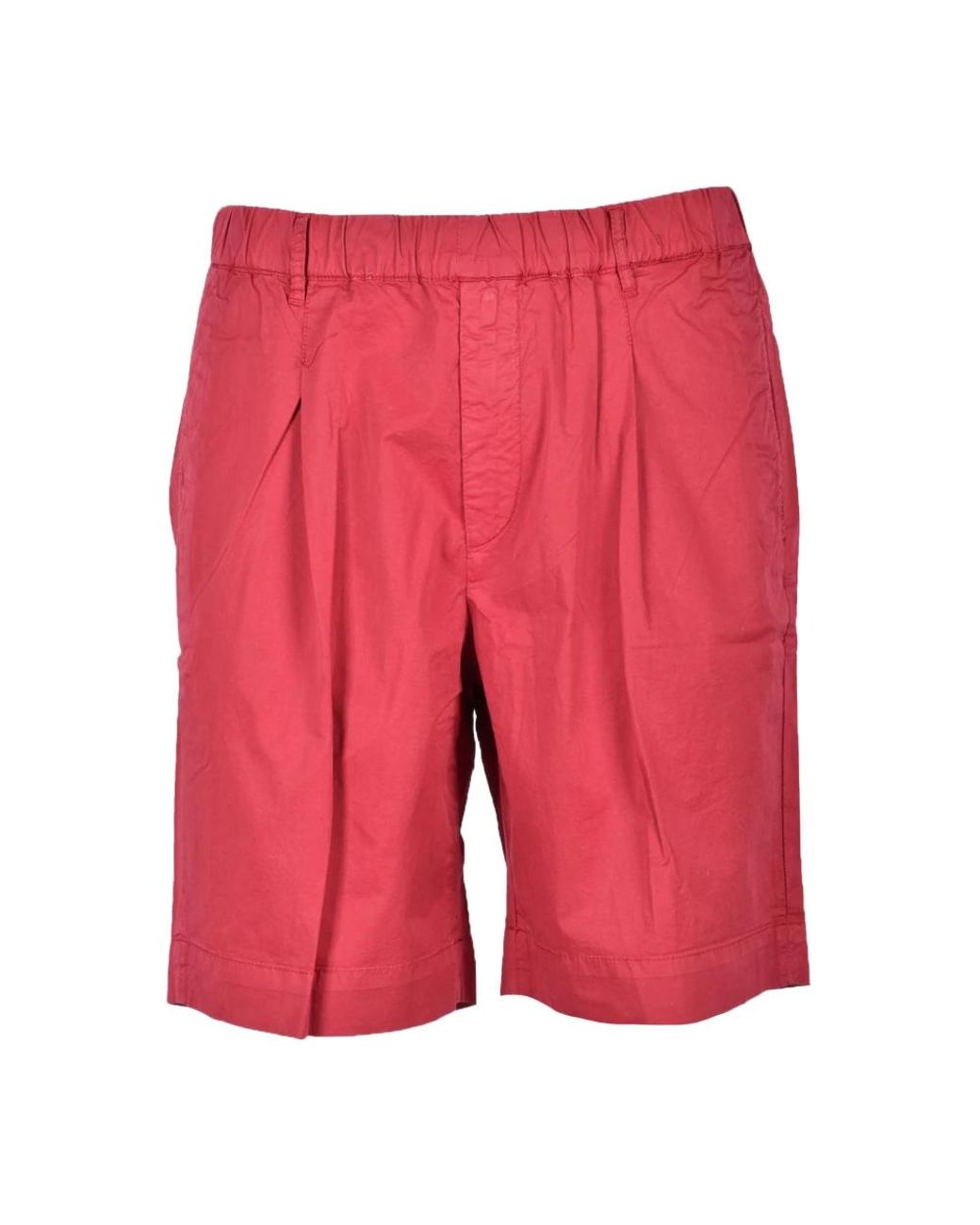 40weft Red Casual Shorts for men
