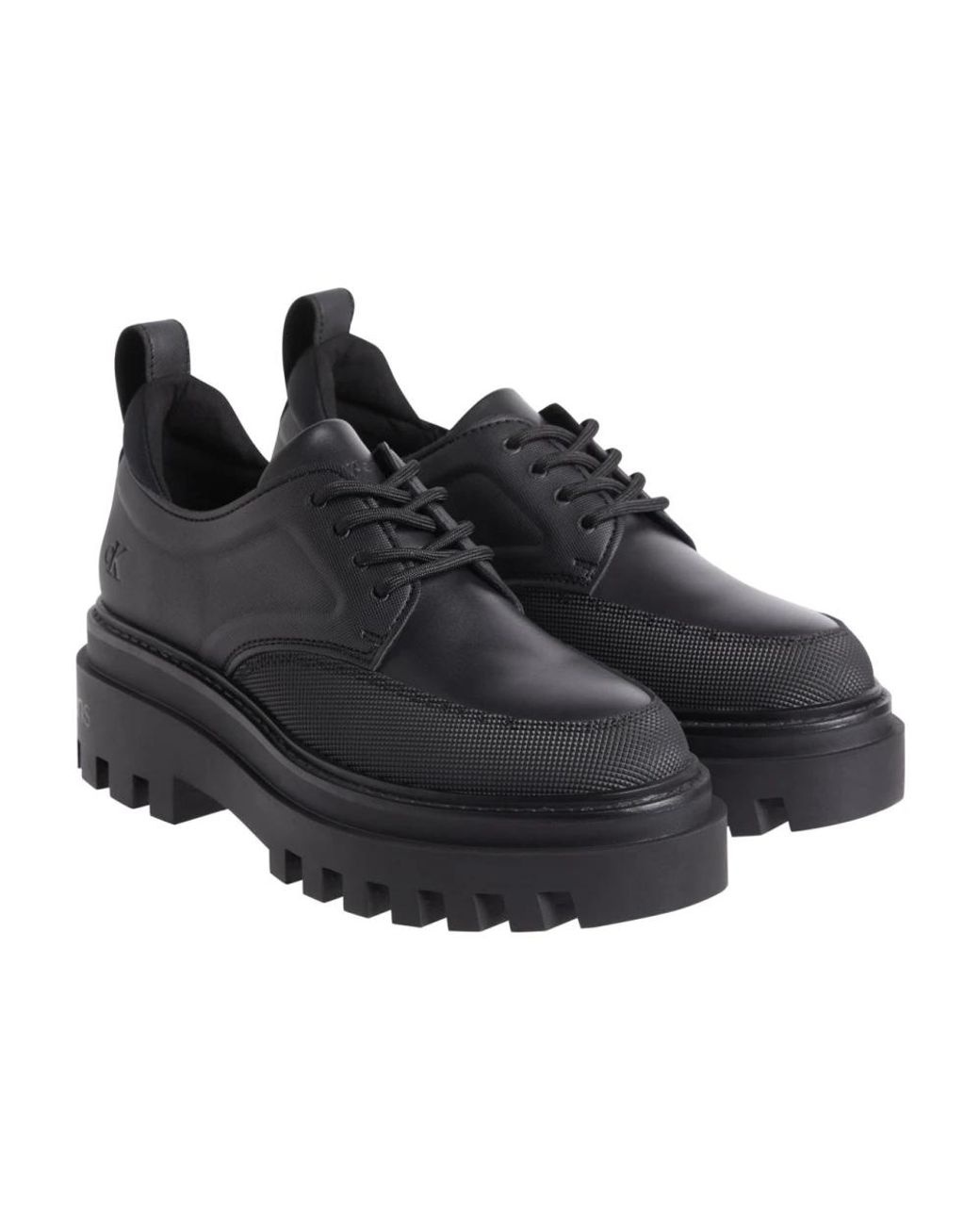 Calvin Klein Black Laced Shoes