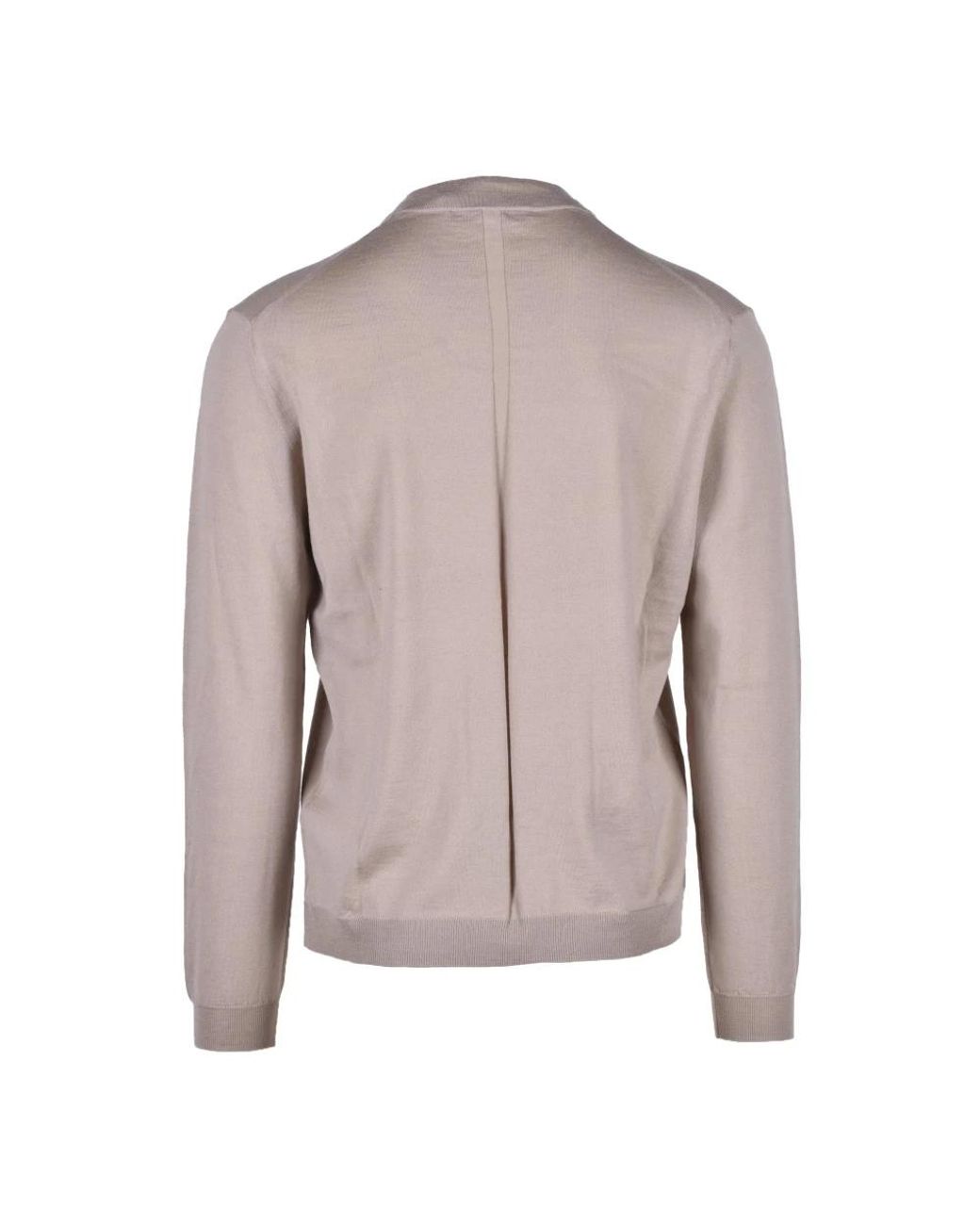 Low Brand Brown Round-Neck Knitwear for men