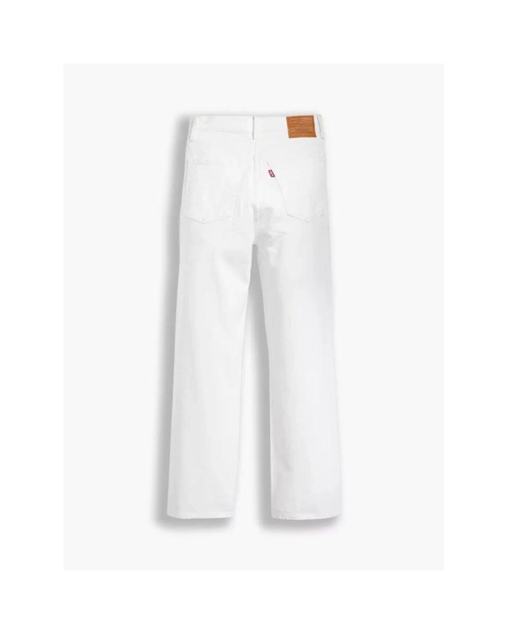 Cropped Jeans Levi's de color White