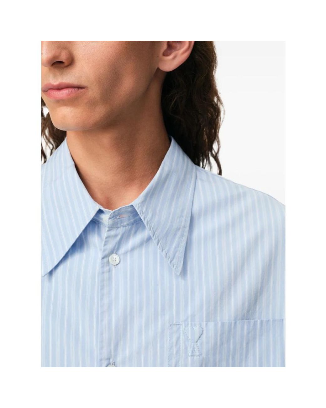 AMI Blue Casual Shirts for men