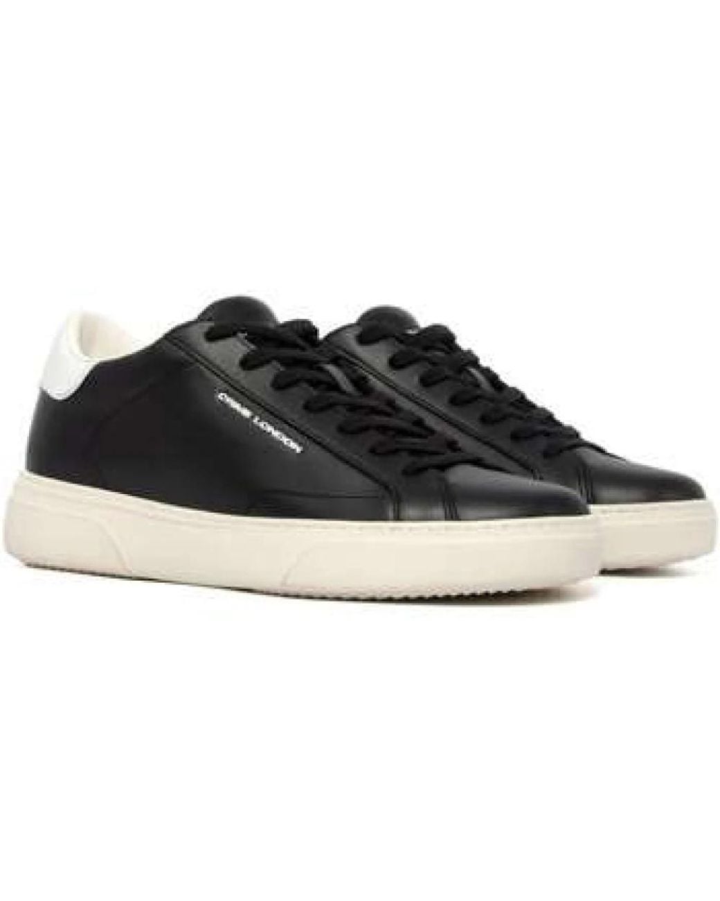 Crime London Black Sneakers for men