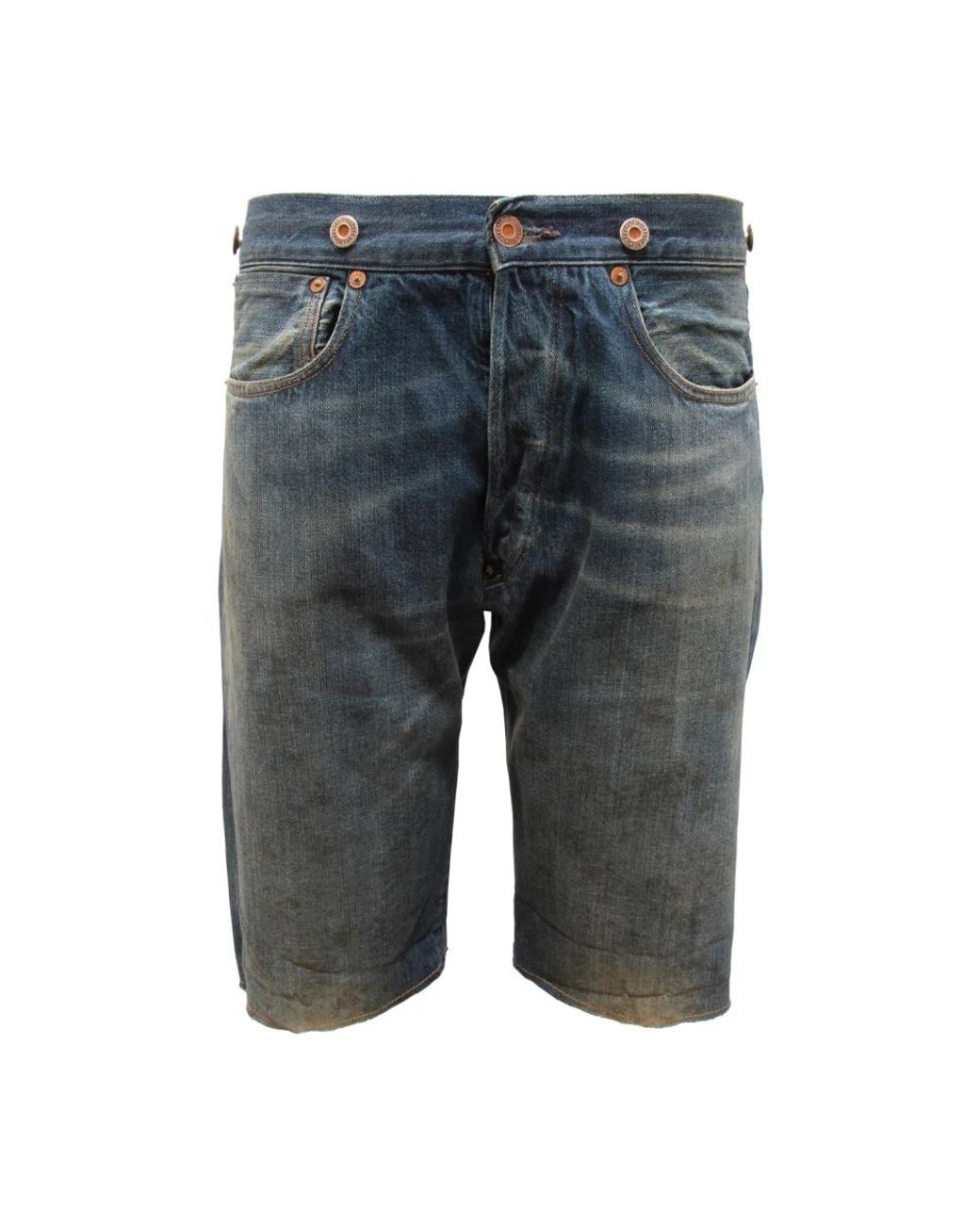 Levi's Gray Denim Shorts for men
