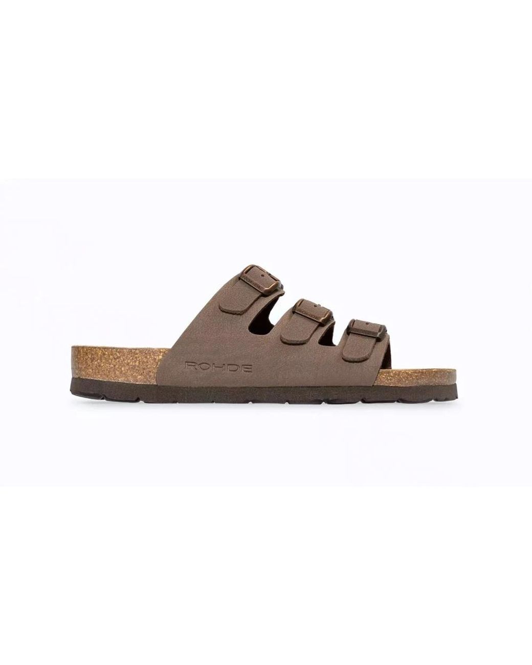 Rohde Schoenen ,Bruin ,Bruine Damessandaal Voor De Zomer in het Brown