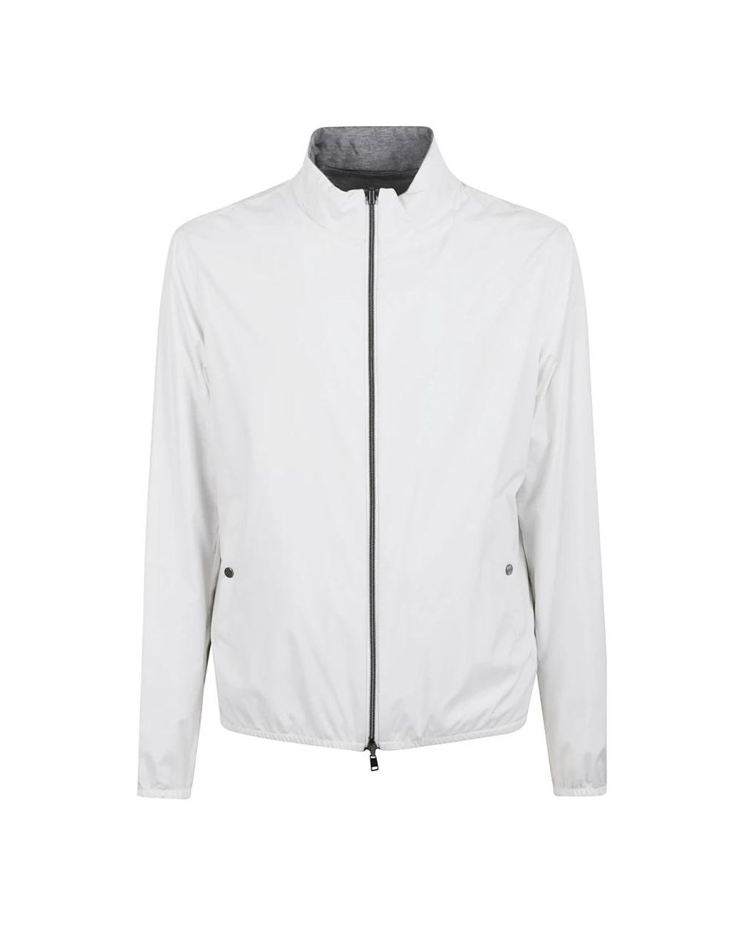 Herno Jassen ,Wit ,Katoen Witte Jas Voor Mannen Stijlvol Ontwerp in het White voor heren